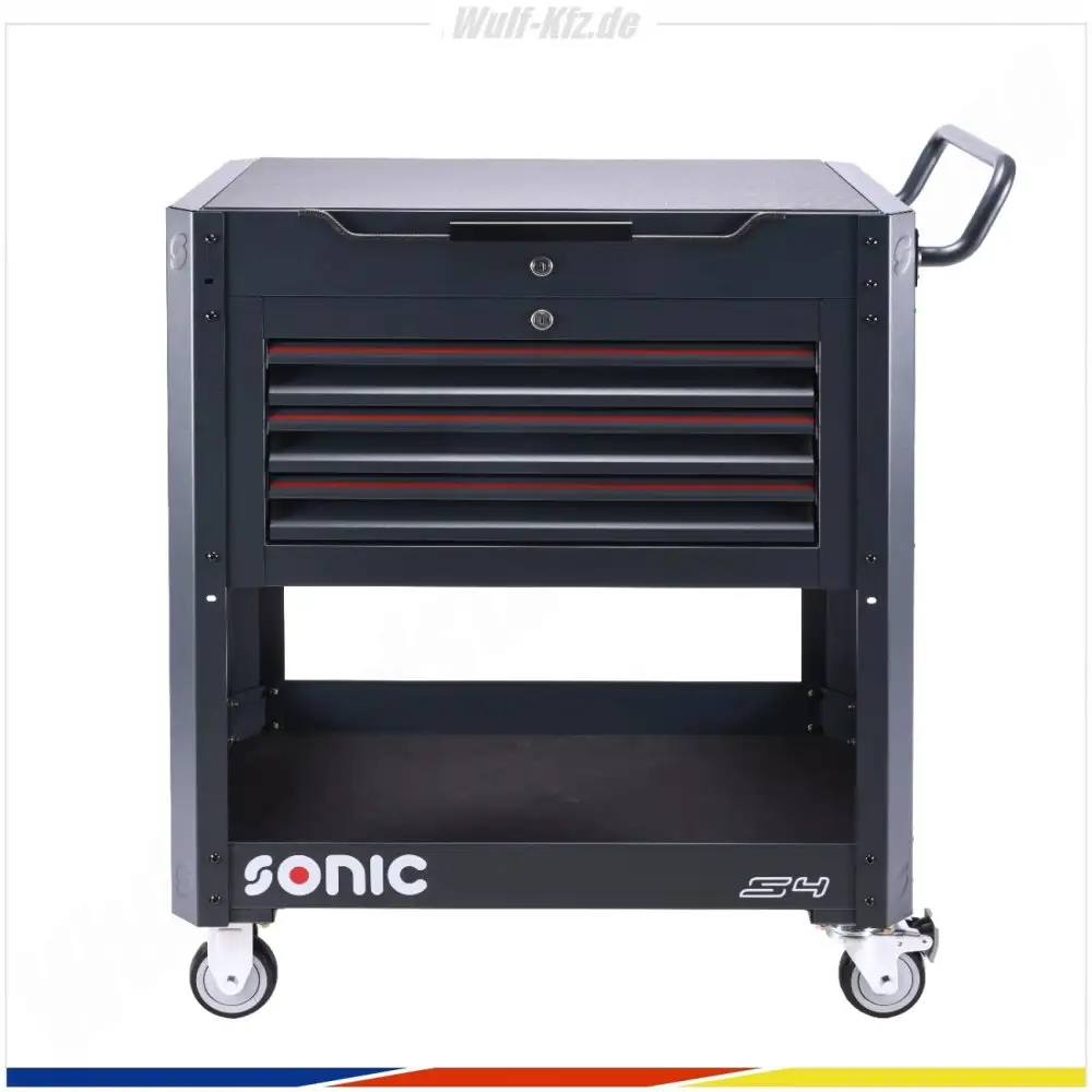 Sonic gefüllter Servicewagen NEXT S4 / 140-tlg.